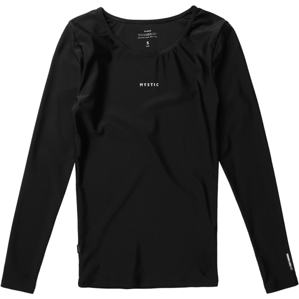 2026 Mystic Womens Star Long Sleeve Rashvest 35001.250210 - Black